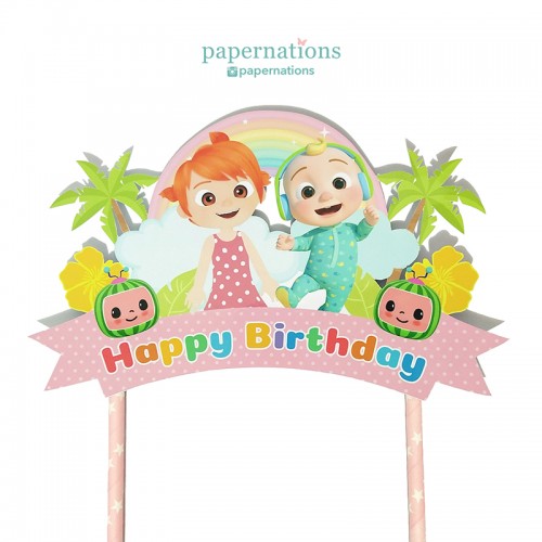 Cocomelon Cake Topper